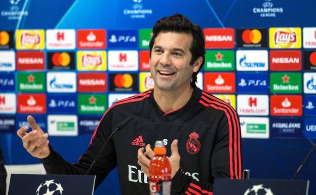 Santiago Solari, entrenador del Real Madrid. 