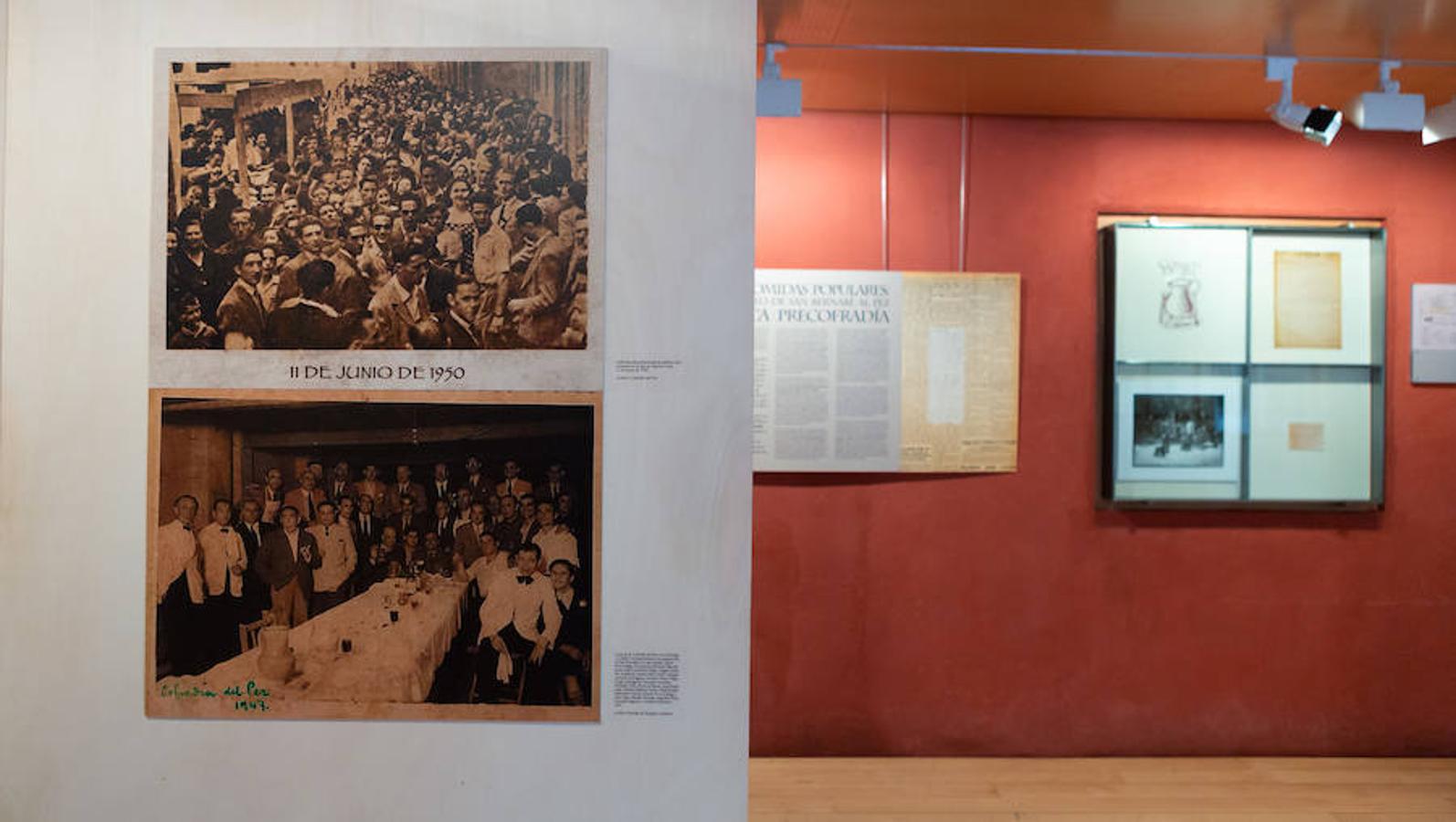 Una exposición montada en el Centro Fundación Caja Rioja Merced recorre el pasado y el presente de la Cofradía del Pez, una entidad que salvaguarda las tradiciones de Logroño.