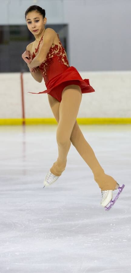 Lobete acogió ayer la primera jornada del Nacional de Patinaje Artísitico y Sincronizado.