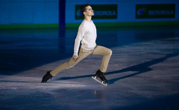 El patinador se despidió en Logroño.