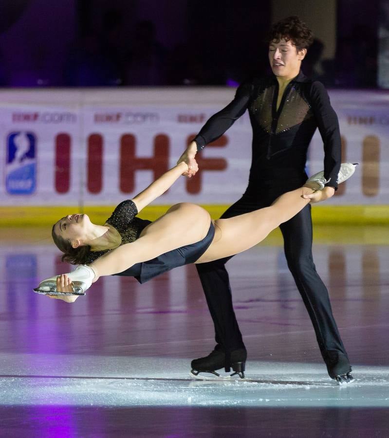 El patinador madrileño llenó Lobete para su exhibición de despedida.