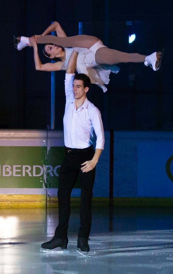El patinador madrileño llenó Lobete para su exhibición de despedida.