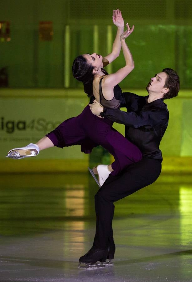 El patinador madrileño llenó Lobete para su exhibición de despedida.