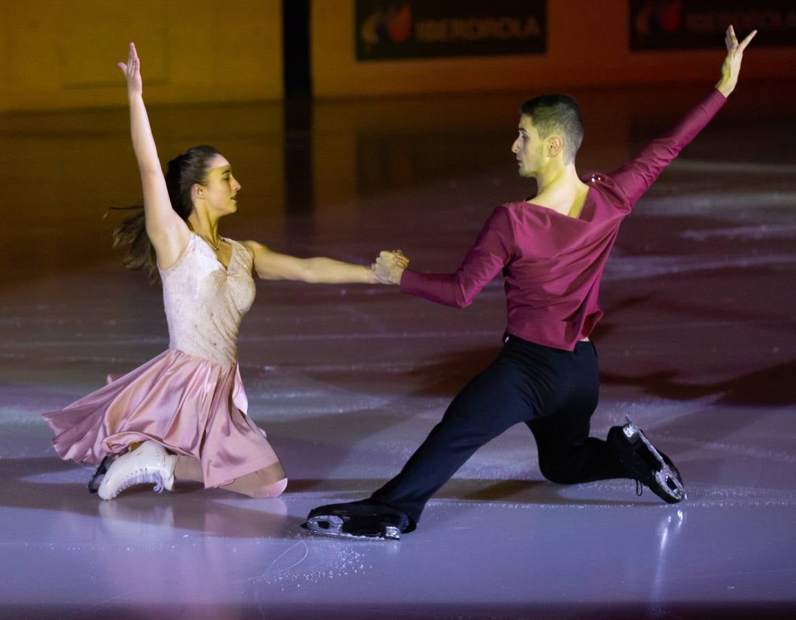 El patinador madrileño llenó Lobete para su exhibición de despedida.