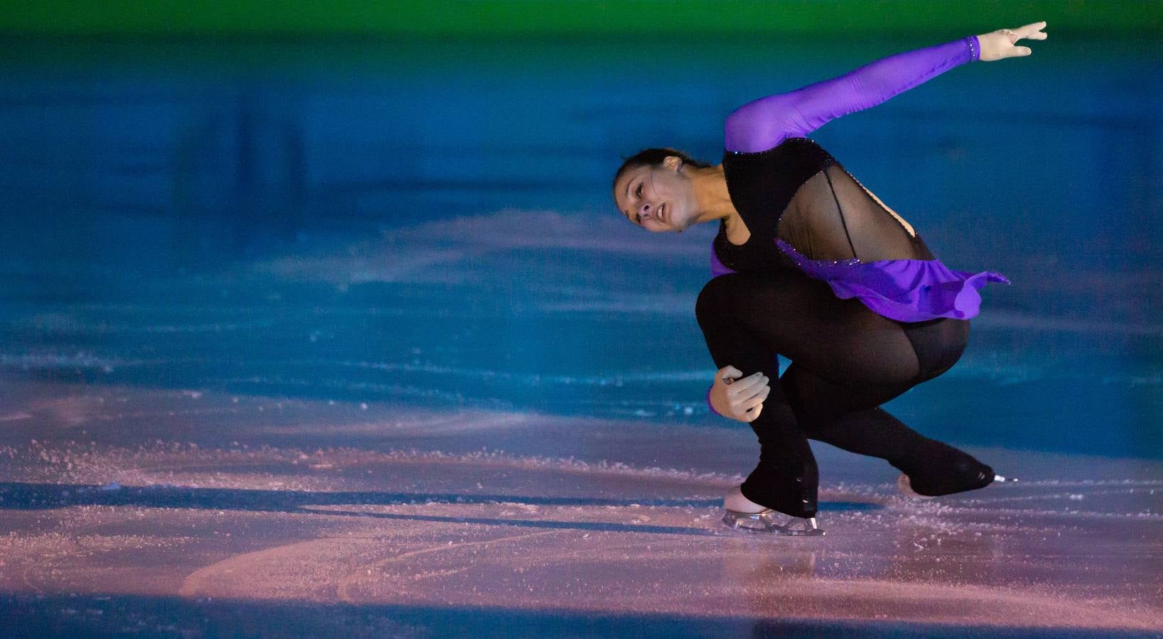 El patinador madrileño llenó Lobete para su exhibición de despedida.