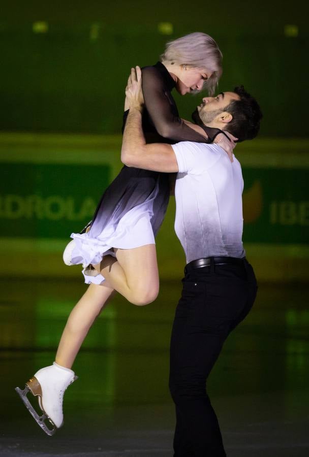 El patinador madrileño llenó Lobete para su exhibición de despedida.