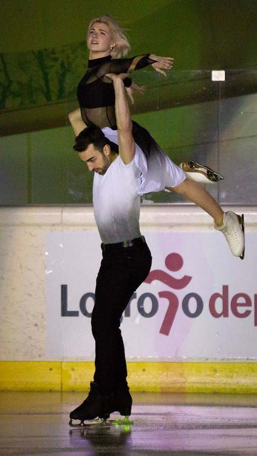El patinador madrileño llenó Lobete para su exhibición de despedida.