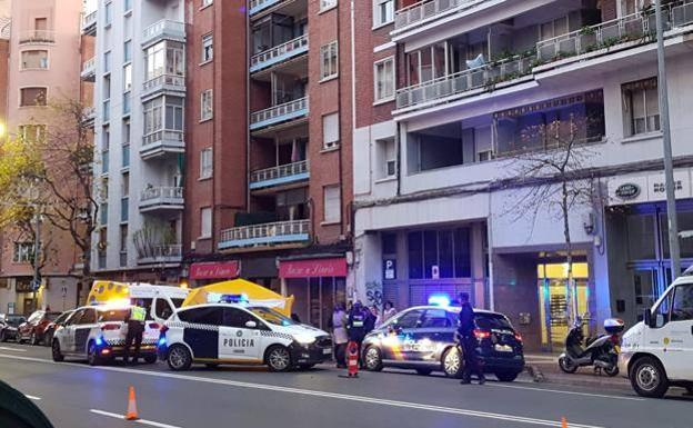 La carpa de emergencias, en Vara de Rey.