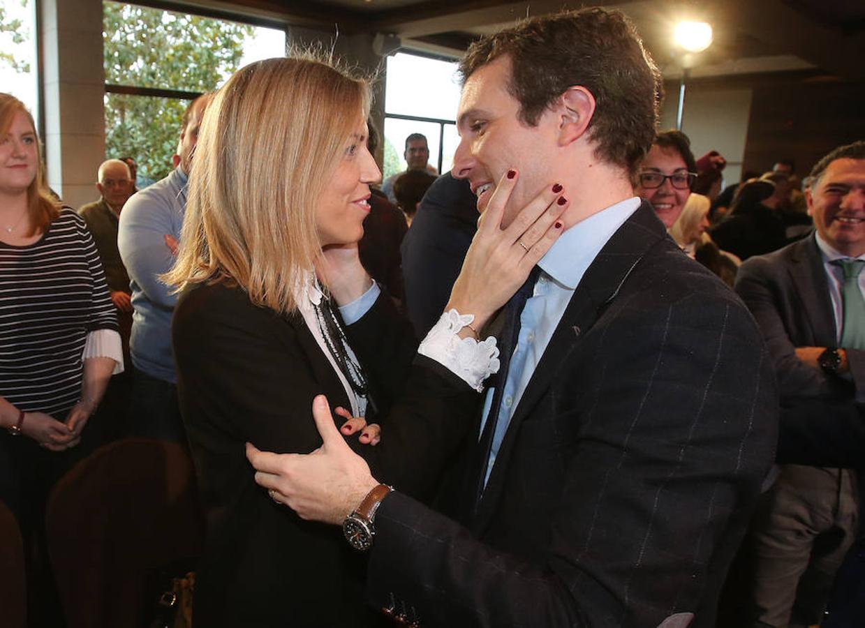 El presidente del PP presentó a José Ignacio Ceniceros y Cuca Gamarra como candidatos a presideir el Gobierno de La Rioja y la alcaldía de Logroño en el que puede catalogarse como primer acto de campaña de los populares para las elecciones del 2019