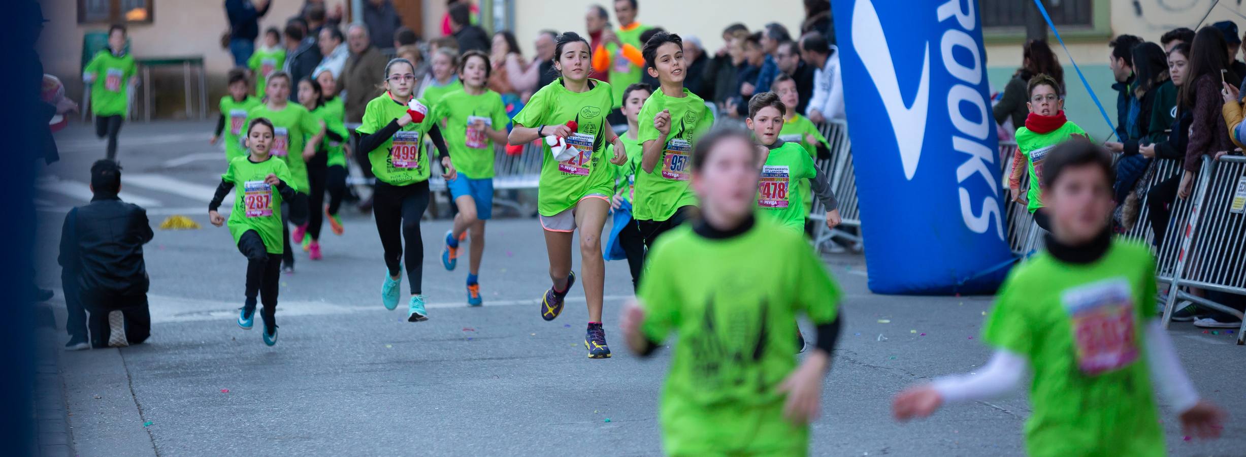 Los dos atletas que habían vencido por la mañana en Navarrete repiten triunfo en una prueba con más de 1.800 atletas