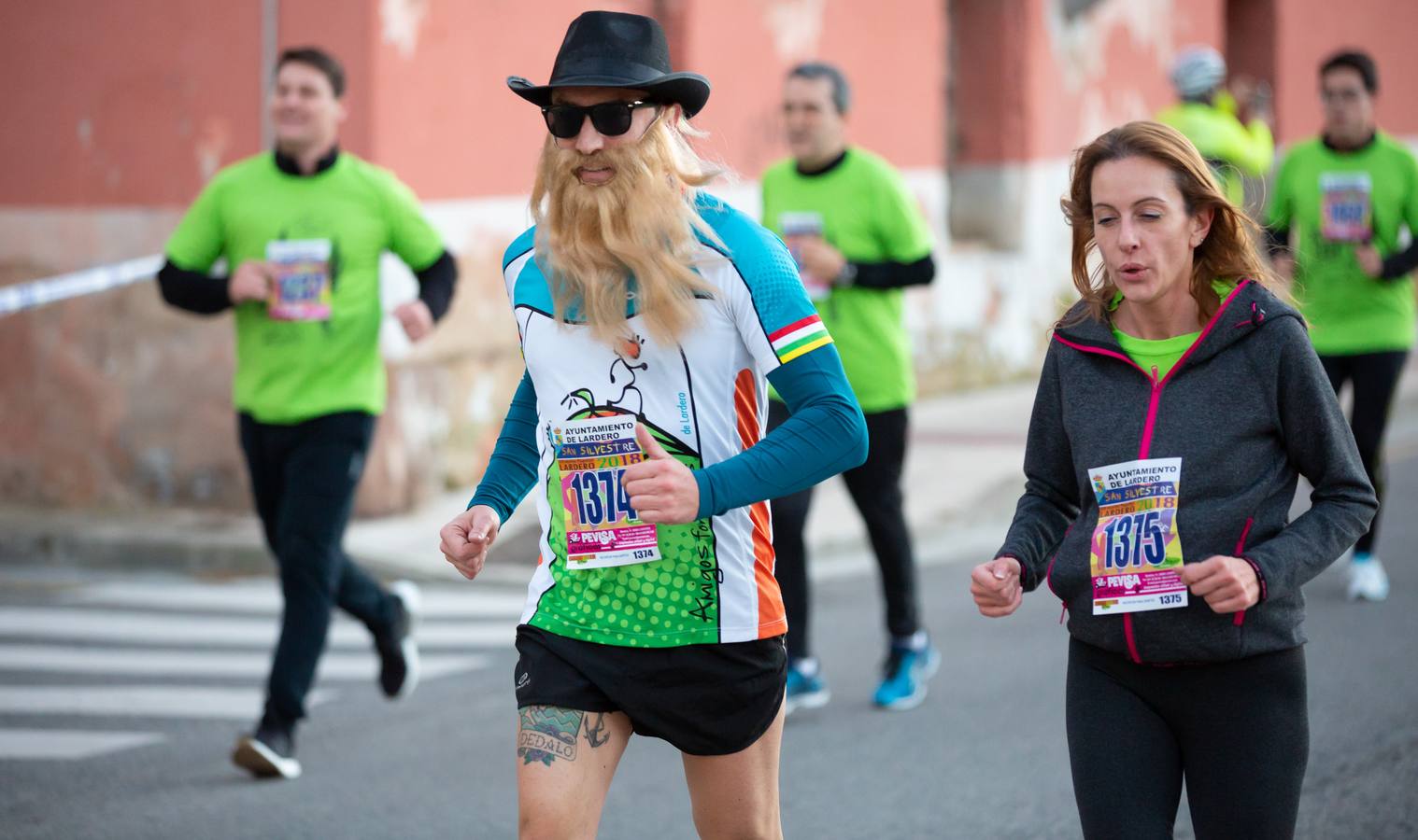 Los dos atletas que habían vencido por la mañana en Navarrete repiten triunfo en una prueba con más de 1.800 atletas