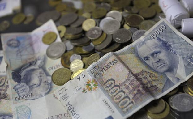 Los españoles conservan pesetas por valor de 1.626 millones de euros