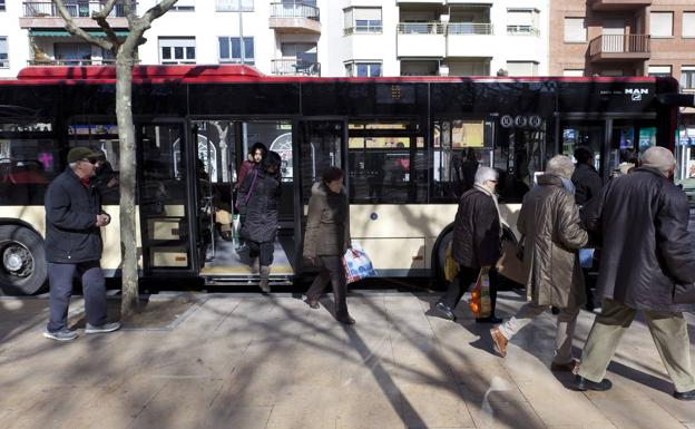 Autobús urbano logroñés.