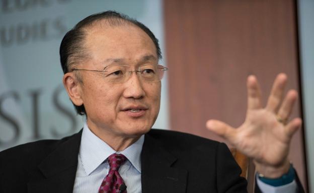 Jim Yong Kim, presidente del Banco Mundial hasta el 1 de febrero. 