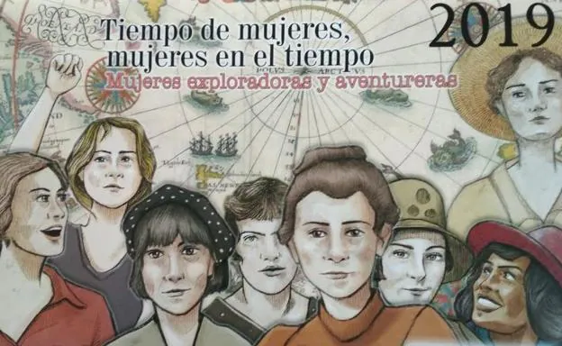 Mujeres exploradoras y aventureras, en el nuevo calendario de STE-Rioja