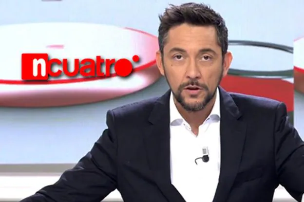 Javier Ruiz, presentador de la edición nocturna de 'Noticias Cuatro'. :: R. C.