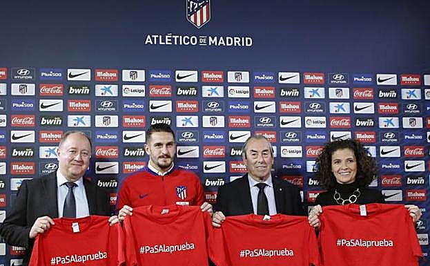 Koke, en la presentación de la campaña 