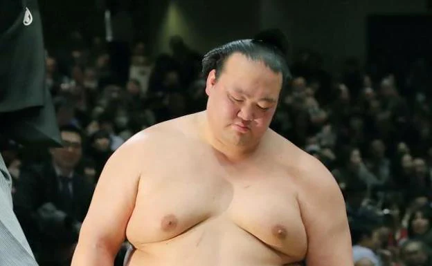 El gran campeón de sumo Kisenosato. 