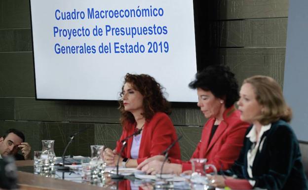 Las ministras de Economía y Hacienda presentan el cuadro macroeconómico del Gobierno.