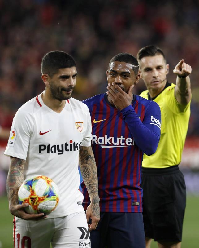 Sevilla y Barcelona se enfrentaron en la ida de octavos de final de la Copa del Rey, en el Sánchez Pizjuán.