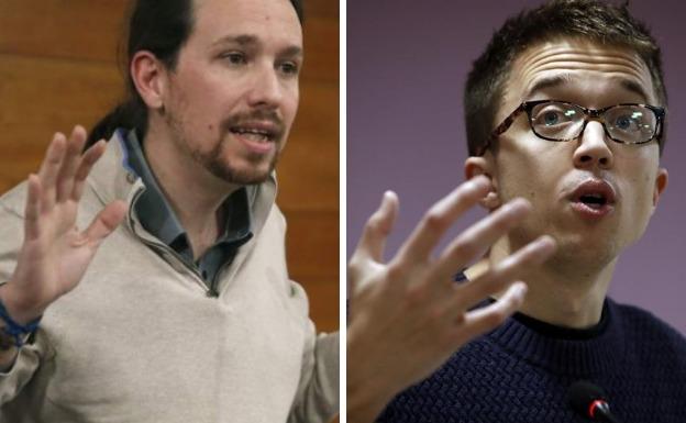 Pablo Iglesias e Íñigo Errejón. 