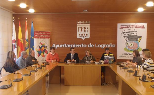 Siete colegios logroñeses trabajan por conseguir una escuela libre de rumores