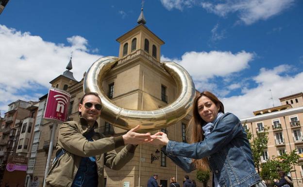 Una de las instalaciones situadas en el Casco Antiguo de Logroño, por Concéntrico. 