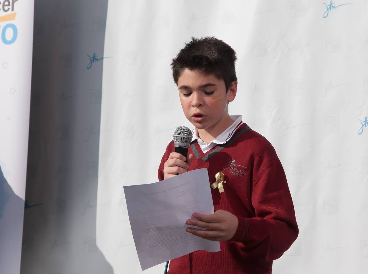 Fotos: Actos del Día Internacional del Cáncer Infantil en Jesuítas de Logroño