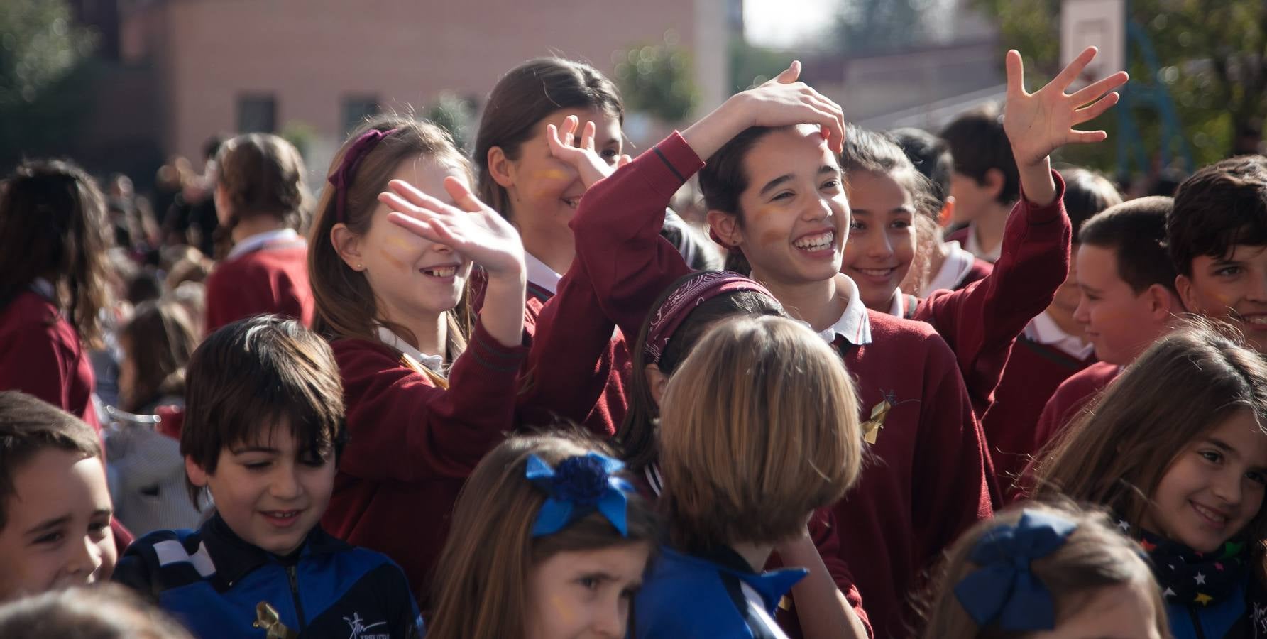 Fotos: Actos del Día Internacional del Cáncer Infantil en Jesuítas de Logroño