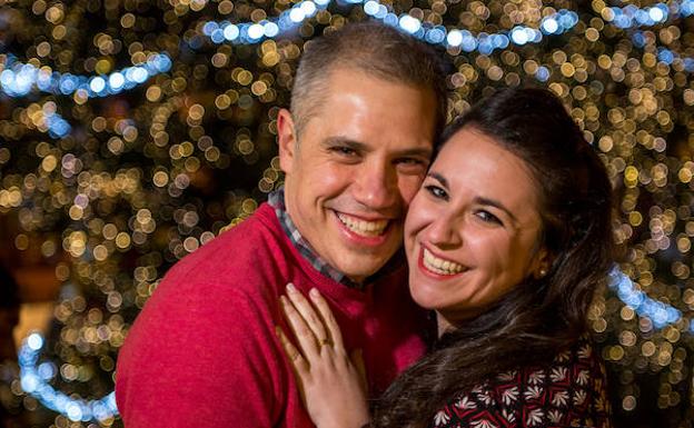 Javier Gómez y Leyla Hernández, estudiantes de la UNIR y enamorados. 