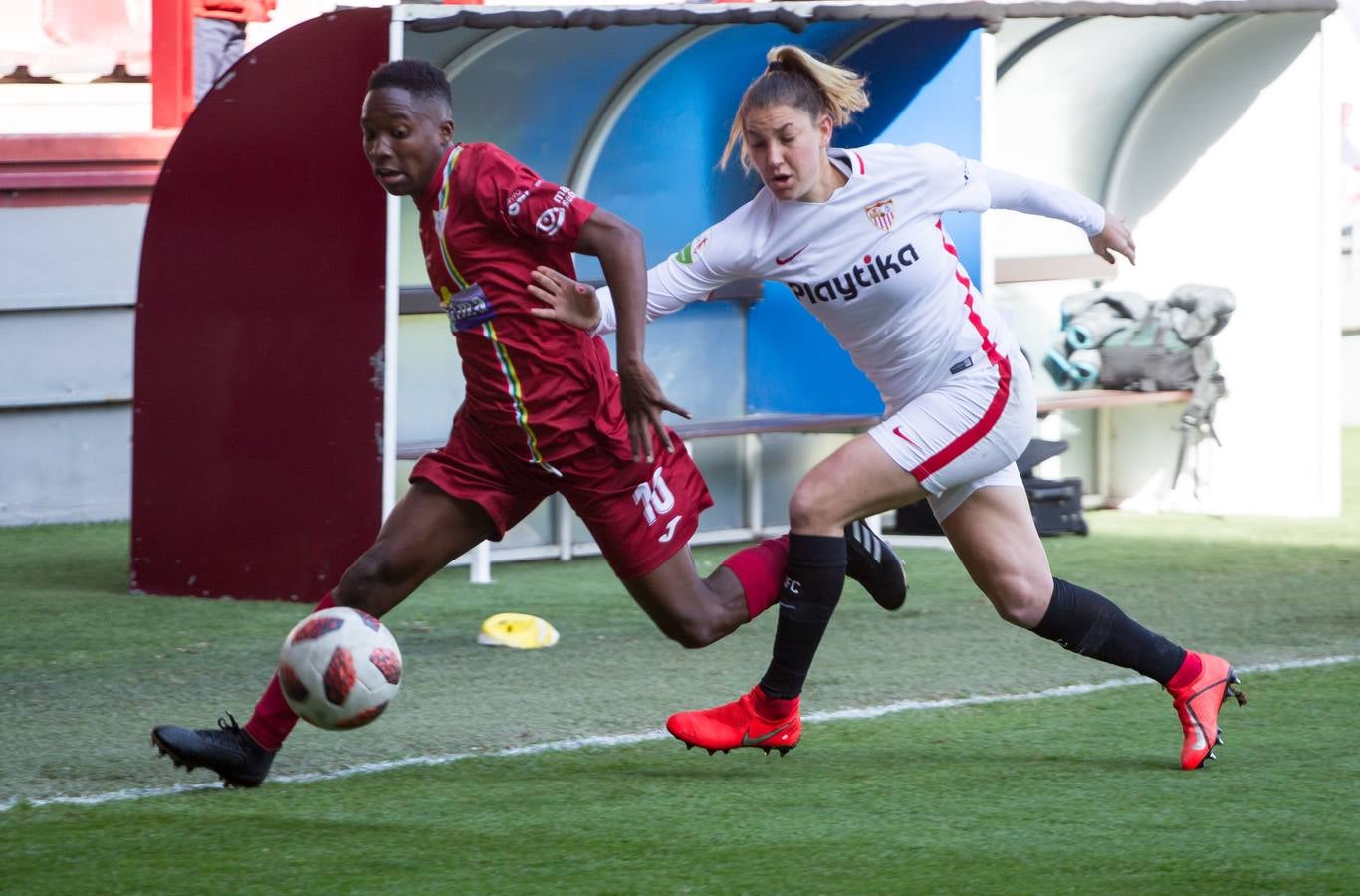 Fotos: El EDF cae ante el Sevilla