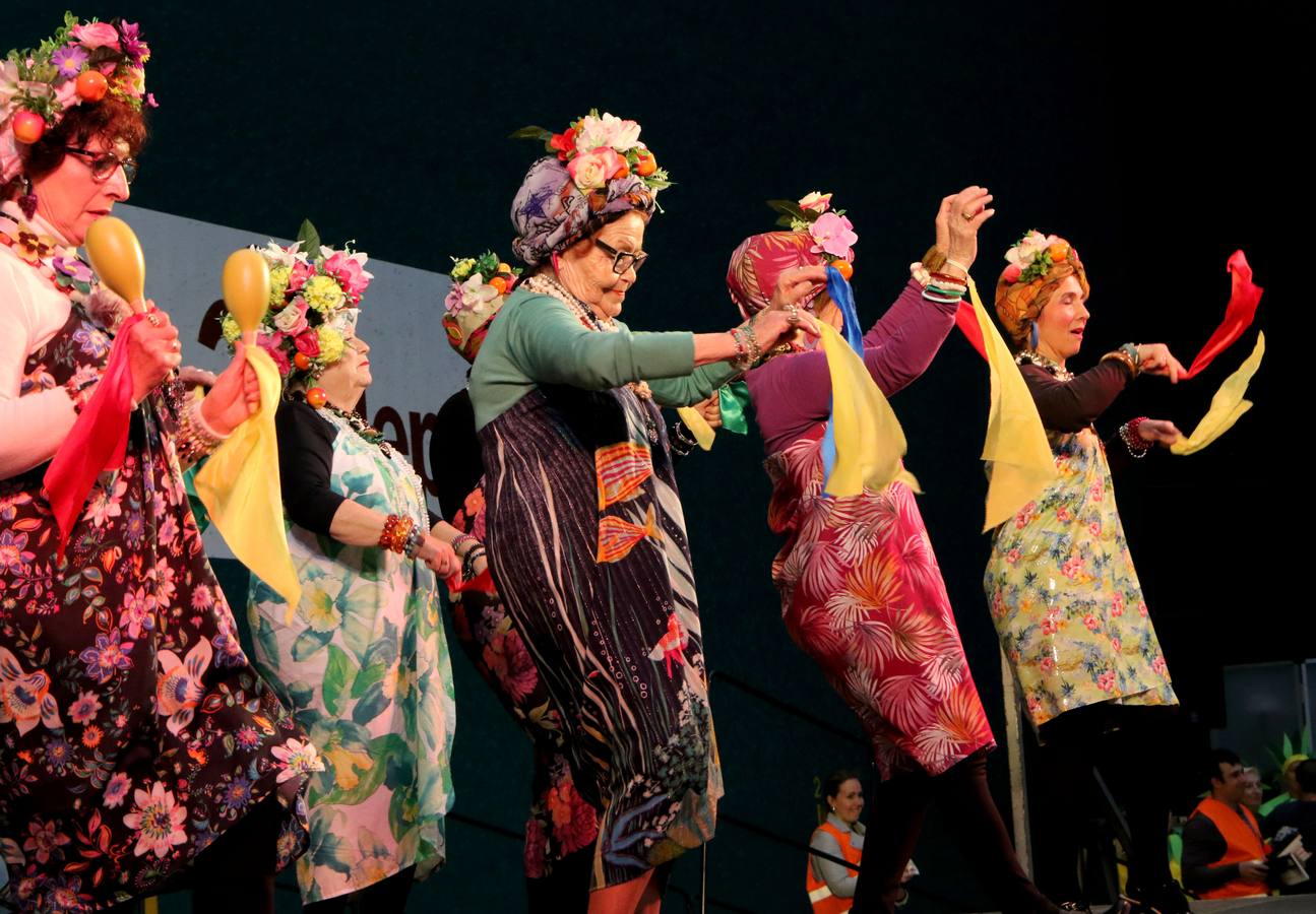 Los mayores de Logroño también disfrutan con el Carnaval en su tradicional cita en el l polideportivo de Las Gaunas