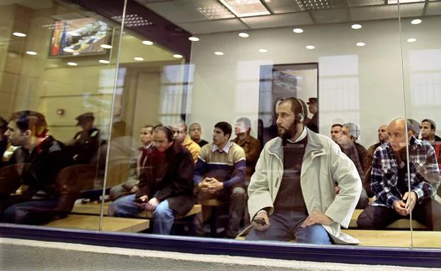 Rabei Osman Sayed Ahmed, alias 'Mohamed el Egipcio', durante el juicio. 