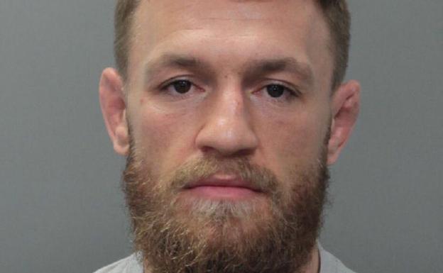 Imagen de Conor McGregor tomada por la Policía del Miami tras su arresto. 