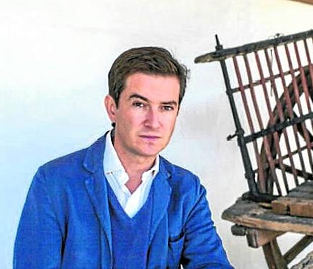 Víctor Urrutia, en Bodegas CVNE, en Haro. :: 