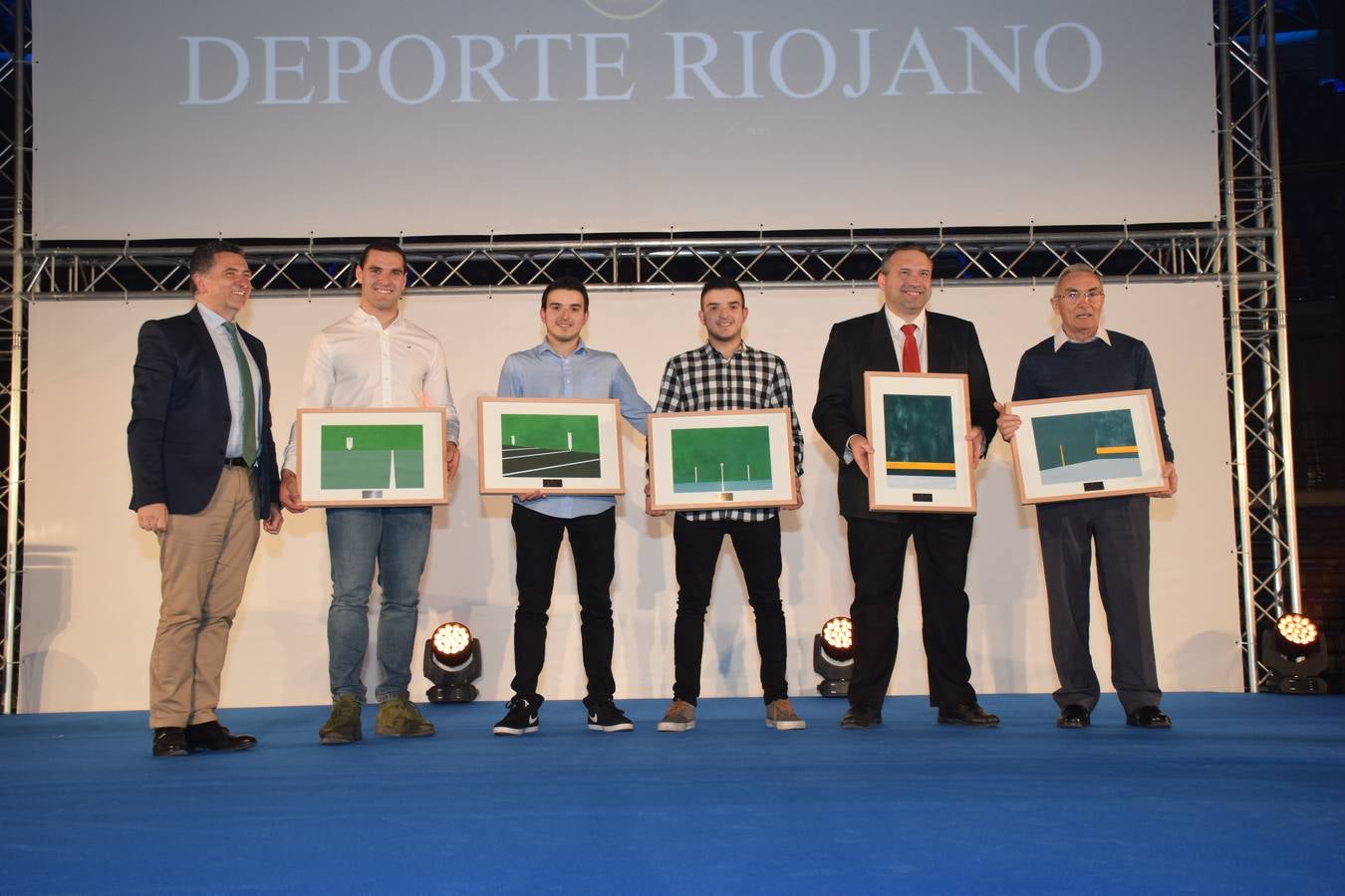 Emoción en la entrega de premios a los mejores deportiistas riojanos.