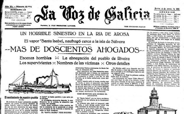 'La Voz de Galicia' se hace eco de la tragedia.