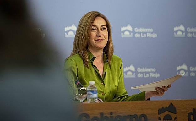 La consejera de Presidencia, Begoña Martínez Arregui. 