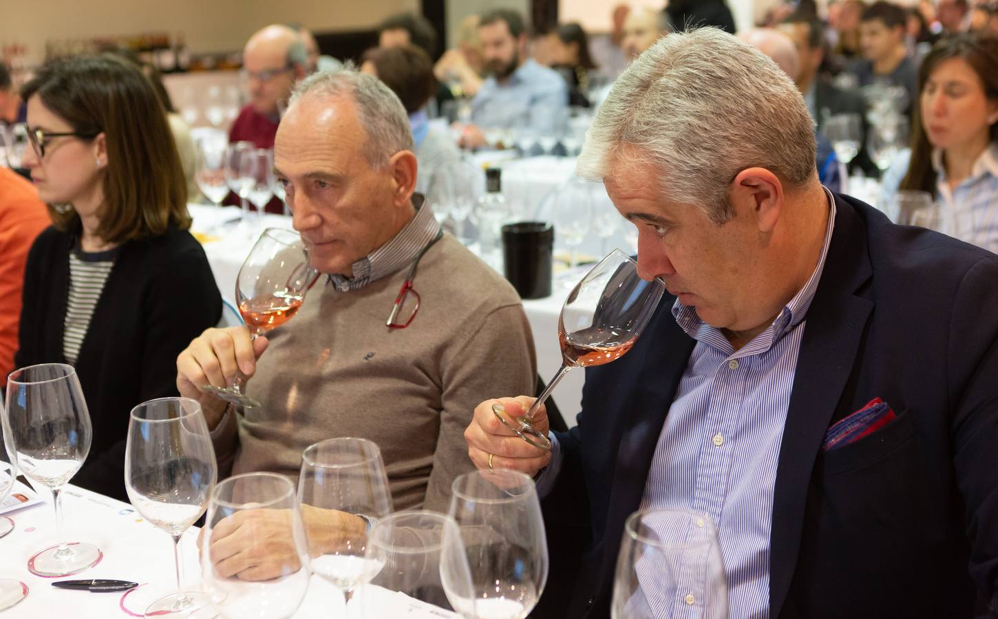 Esperanza Elías, enóloga de Rioja Vega, presentó los nuevos vinos de la bodega de Viana.