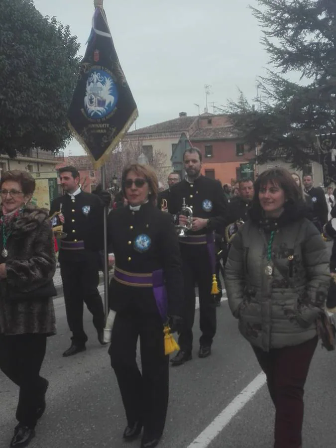 Exaltación de bandas de Semana Santa que se ha celebrado en Santo Domingo de la Calzada, con la participación, además de la anfitriona, de las de Murchante (Navarra), de la Entrada de Jesús en Jerusalén (Murillo de Río Leza), y de la Santa Vera Cruz (Pradejón).