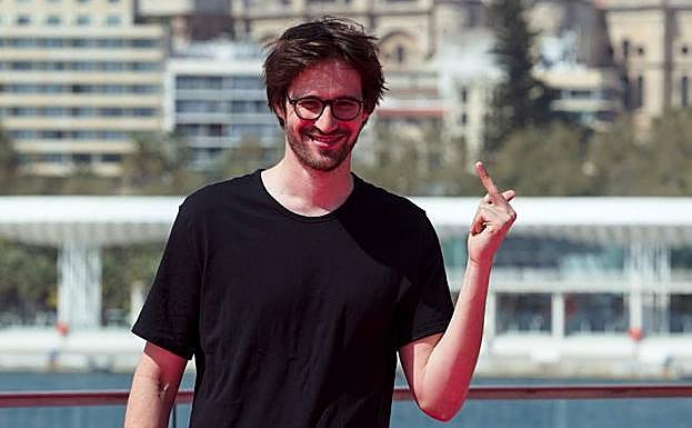 El director Dani de la Orden en el Festival de Málaga.