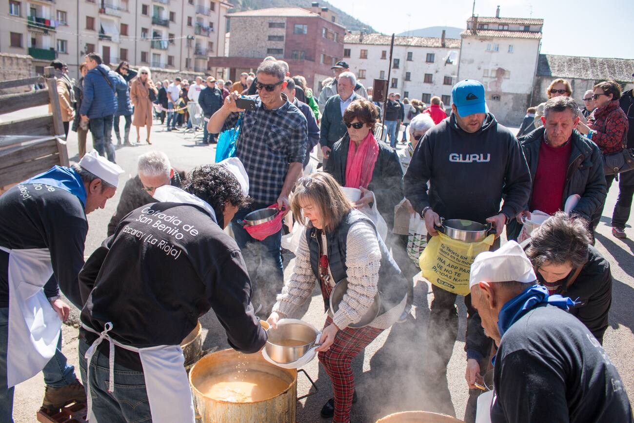 Han sido repartidas por parte de la cofradía de San Benito y Valvanera