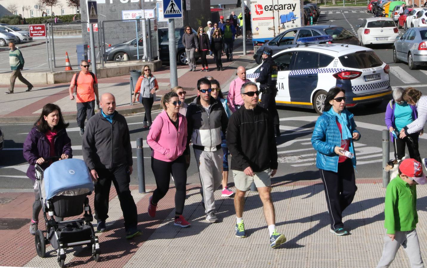 Organizados por la Consejería de Salud, que ha transcurrido por la pasarela nueva sobre el Iregua, con un recorrido de 8,8 kilómetros