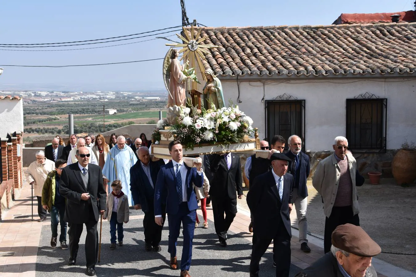Fotos: Procesión de Nuestra Señora de la Anunciación en las fiestas de El Villar de Arnedo