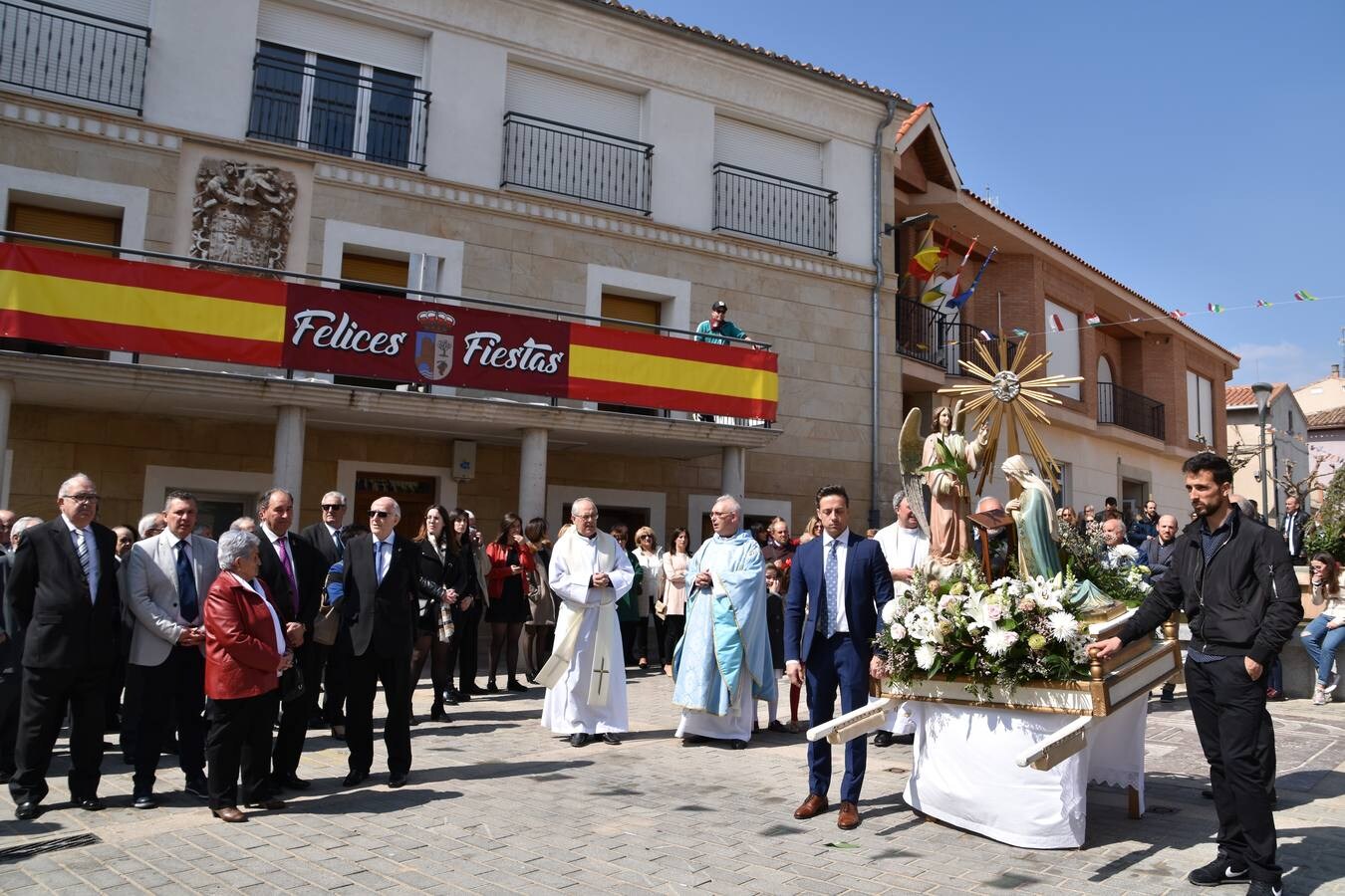 Fotos: Procesión de Nuestra Señora de la Anunciación en las fiestas de El Villar de Arnedo