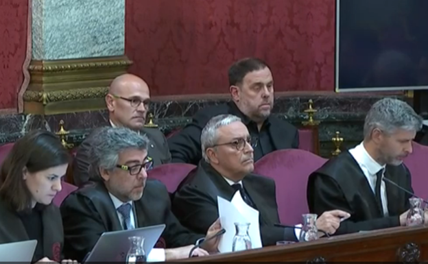 Imagen de la señal en directo del Tribunal Supremo.