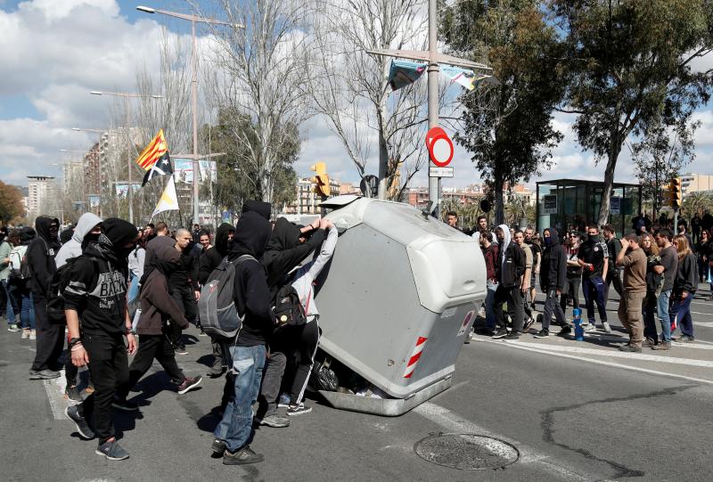 Fotos: Vox en Barcelona: Incidentes y varios detenidos independentistas