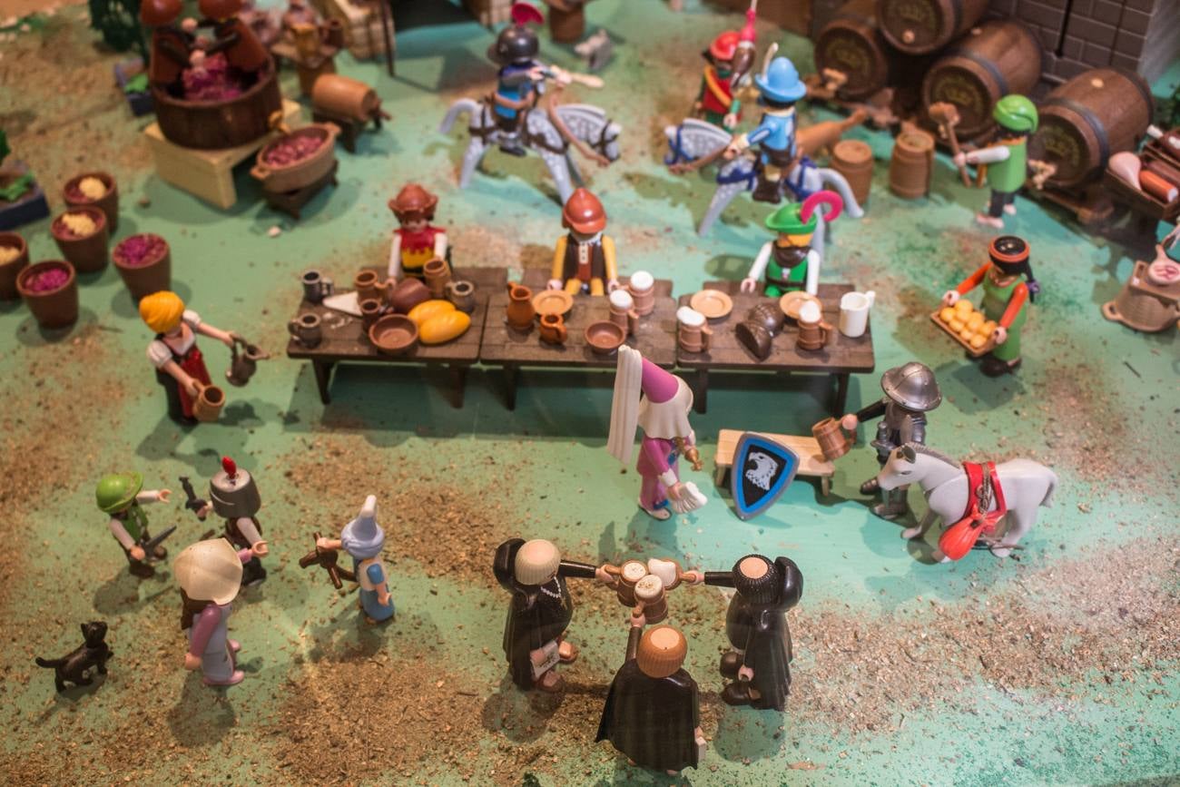 La exposición cuenta con unos 2.000 'clicks' de Playmobil