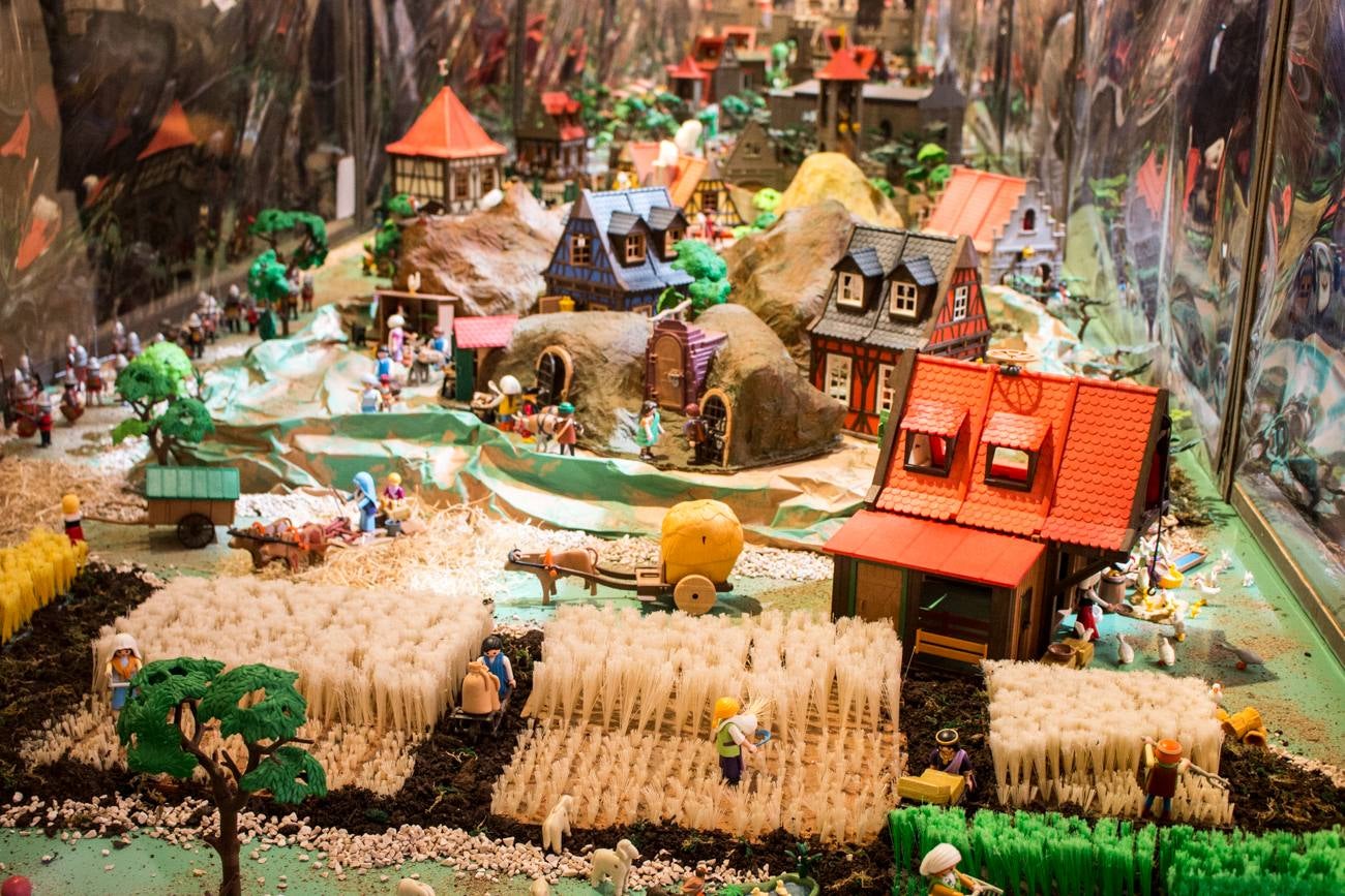 La exposición cuenta con unos 2.000 'clicks' de Playmobil