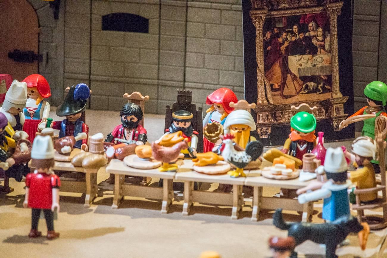 La exposición cuenta con unos 2.000 'clicks' de Playmobil